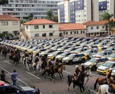 Polícia Militar faz megaoperação 100 com 500 policiais militares nas ruas da Capital; foco é a prevenção