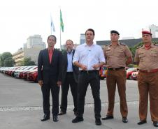 Polícia Militar recebe 75 novas viaturas para reforçar a frota no Paraná