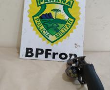 BPFron apreende mais de 11 quilos de maconha e uma arma de fogo no Oeste do estado