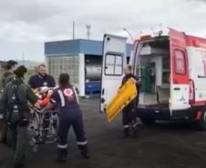 BPMOA faz resgate de homem que caiu no Salto dos Macacos, em Morretes (PR)