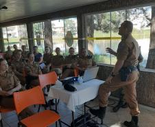 Batalhão da PM de Guarapuava (PR) promove encontro para comemorar o Dia Internacional da Mulher