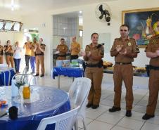 5º Batalhão realiza comemoração em homenagem aos PMs aniversariantes e ao policial destaque do mês