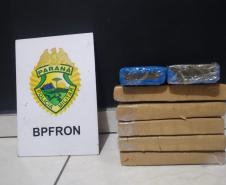 BPFron apreende cinco quilos de maconha durante ações da Operação Hórus no Oeste do estado