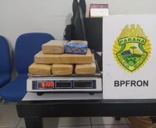 BPFron apreende cinco quilos de maconha durante ações da Operação Hórus no Oeste do estado