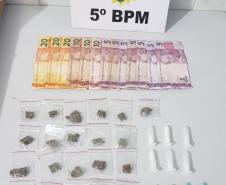 Em Londrina, PM faz abordagens e encaminha envolvidos com tráfico de drogas
