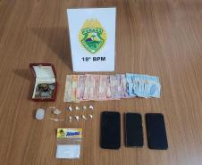 PM encaminha 10 pessoas e apreende mais de 1,2 quilo de drogas no Norte do estado