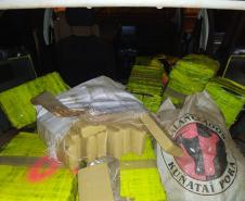 Mais de meia tonelada de maconha é apreendida pelo BPRv no Noroeste do estado
