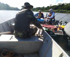 No Centro-Norte do estado, Polícia Ambiental apreende 147 quilos de peixe e redes de pesca
