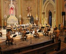 Banda de Música faz concerto com música sacra e transmissão ao vivo em Curitiba