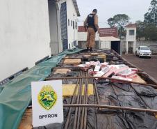 BPFron apreende 85 mil pacotes de cigarros contrabandeados no Oeste do estado