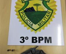 No Sudoeste do estado, PM apreende quatro armas e recupera veículo furtado durante o fim de semana