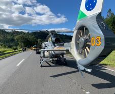 BPMOA resgata motociclista acidentado na divisa com São Paulo 