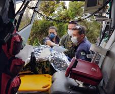 BPMOA faz resgate aeromédico após homem se afogar em São José dos Pinhais, na RMC