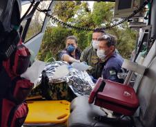 BPMOA faz resgate aeromédico após homem se afogar em São José dos Pinhais, na RMC