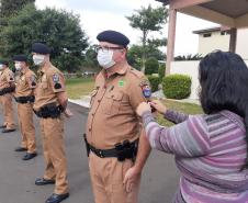 Policiais promovidos são homenageados por familiares e colegas de farda no Centro-Sul do estado