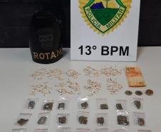 Operação Tático Móvel aprende mais de 11 quilos de drogas e aborda mais de 500 pessoas em Curitiba