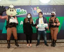 Polícia Militar e Corpo de Bombeiros participam da campanha Cesta Solidária do Governo do estado