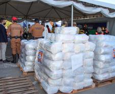 Polícia Militar e Corpo de Bombeiros participam da campanha Cesta Solidária do Governo do estado