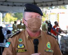 Polícia Militar e Corpo de Bombeiros participam da campanha Cesta Solidária do Governo do estado