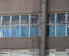 Banda de Música da PM faz homenagem para enfermeiros do Hospital da PM no Dia Internacional da Enfermagem