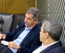 Comandante-Geral da PM recebe com Prefeito e Secretário de Esporte e Lazer de São José dos Pinhais em Curitiba