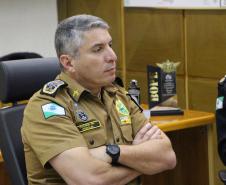 Comandante-Geral da PM recebe com Prefeito e Secretário de Esporte e Lazer de São José dos Pinhais em Curitiba