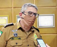 Comandante-Geral da PM recebe com Prefeito e Secretário de Esporte e Lazer de São José dos Pinhais em Curitiba