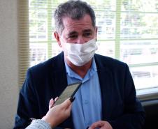 Comandante-Geral da PM recebe com Prefeito e Secretário de Esporte e Lazer de São José dos Pinhais em Curitiba