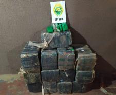 Em Foz do Iguaçu, PM apreende mais de 315 quilos de maconha e homem acaba preso