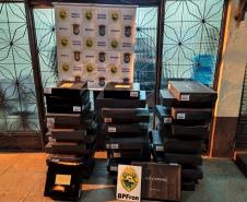 BPFron apreende 117 quilos de maconha e U$ 50 mil em notas no Oeste do estado