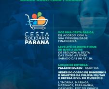 Batalhão da PM de Pato Branco (PR) recebe doações da Campanha Cesta Solidária