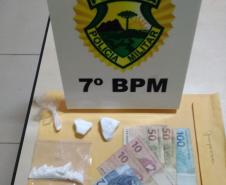 Policiais militares prendem autor de furto e apreendem drogas em cidades do Noroeste do estado