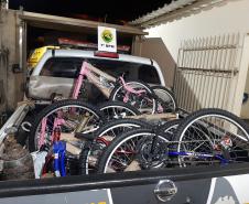 No Noroeste do estado, PM prende homem, apreende duas armas de fogo e recupera diversos produtos roubados