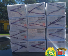 BPRv apreende 57 celulares contrabandeados em situações distintas em Cascavel e Londrina (PR)