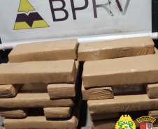 Durante feriado de Corpus Christi, BPRv retira de circulação mais de R$ 500 mil em maconha no Paraná