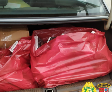 BPRv apreende 19 mil maços de cigarros contrabandeados no Oeste do estado
