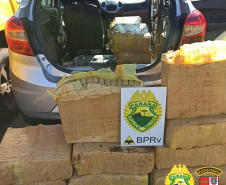 Durante feriado de Corpus Christi, BPRv retira de circulação mais de R$ 500 mil em maconha no Paraná