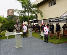 Batalhão de Cascavel, no Oeste do estado, inaugura o primeiro Memorial dos Patronos do Paraná