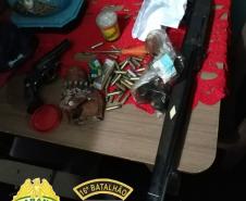 No Centro-Sul do Paraná, PM faz Operação 31 a prende 23 pessoas ligadas ao tráfico de drogas, caça e uso ilegal de arma
