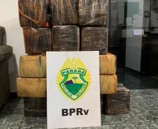 Taxi com 260 quilos de maconha é interceptado pelo BPRv no Norte do PR