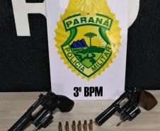 Sete foragidos da justiça são presos e quatro armas de fogo apreendidas pela PM no Sudoeste do Paraná