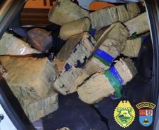 BPRv apreende mais de meia tonelada de maconha no Noroeste do estado