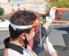 Colégio da PM arrecada 1,5 tonelada de alimentos em Drive Thru Solidário na Capital do estado