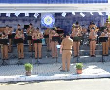 Colégio da PM arrecada 1,5 tonelada de alimentos em Drive Thru Solidário na Capital do estado