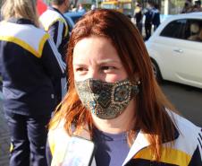 Colégio da PM arrecada 1,5 tonelada de alimentos em Drive Thru Solidário na Capital do estado