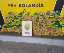 Com duas apreensões, Batalhão Rodoviário apreende mais de 700 quilos de maconha no Interior do estado