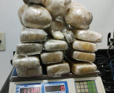 BPRv apreende mais de meia tonelada de maconha ao atender ocorrências distintas no Noroeste do estado