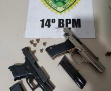 PM apreende 250 quilos de maconha e duas armas de fogo no Oeste do estado