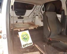 Batalhão de Fronteira apreende veículo durante Operação Hórus, no Oeste do estado