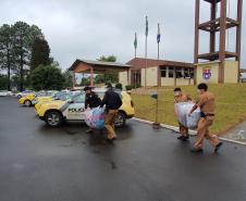 Batalhão do Centro-Sul do estado arrecada cobertores para Hospitais e casas de apoio 